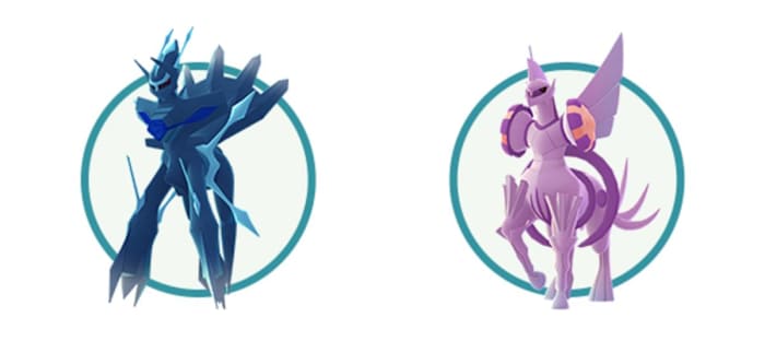 Origin Forme Dialga and Palkia